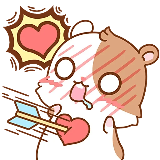 💘 Стикер «Милый хомяк» для Telegram