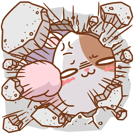 😉 Стикер «Милый хомяк» для Telegram
