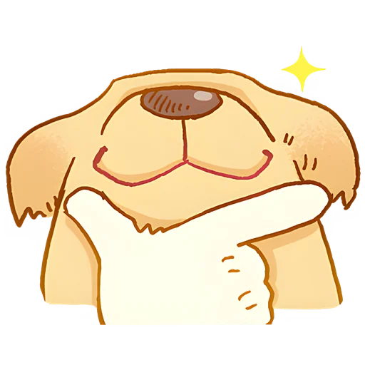 😊 Стикер «Милый ретривер» для Telegram