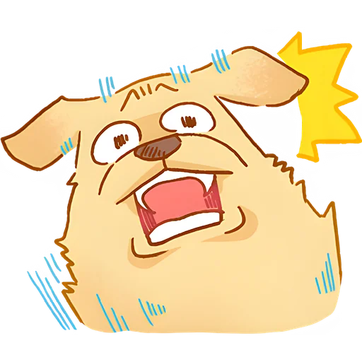 😱 Стикер «Милый ретривер» для Telegram