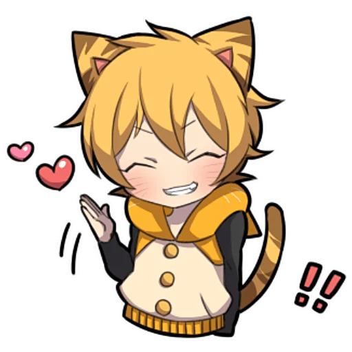 🥰 Стикер «Милый тигрёнок» для Telegram
