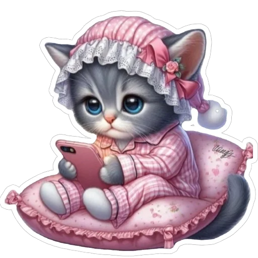 😕 Стикер «Милые зверушки» для Telegram