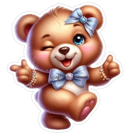 👆 Стикер «Милые зверушки» для Telegram