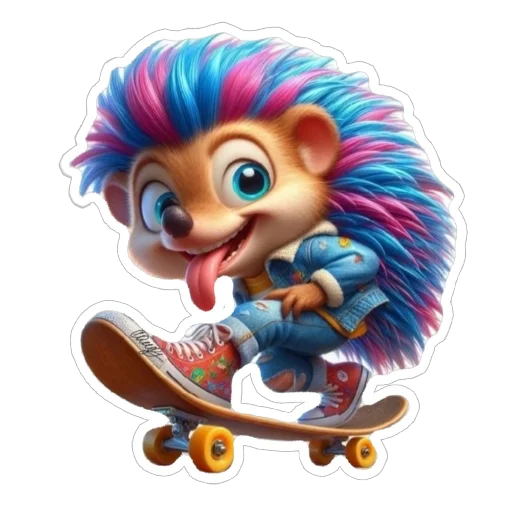 🛹 Стикер «Милые зверушки» для Telegram