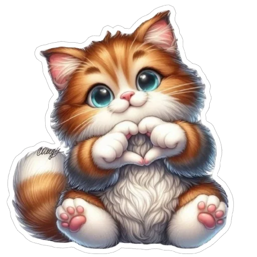 🥰 Стикер «Милые зверушки» для Telegram