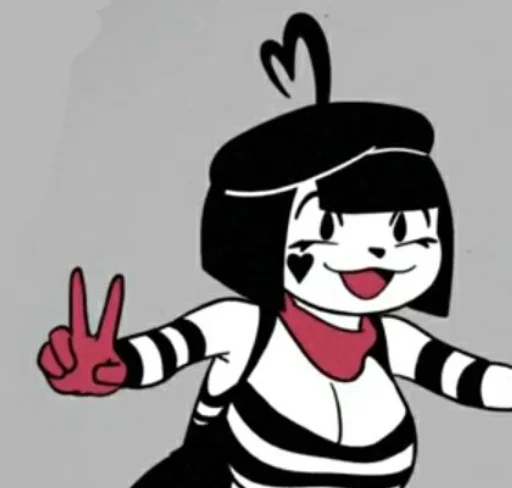 ✌ Стикер «MIME AND DASH» для Telegram