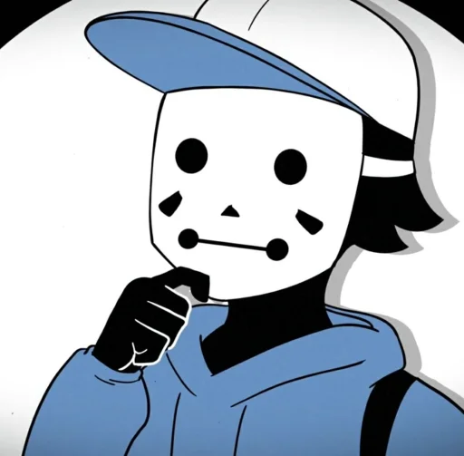 🤔 Стикер «MIME AND DASH» для Telegram