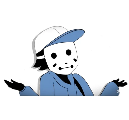 🤷‍♂️ Стикер «MIME AND DASH» для Telegram