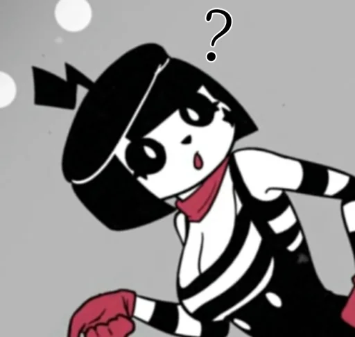 🤔 Стикер «MIME AND DASH» для Telegram