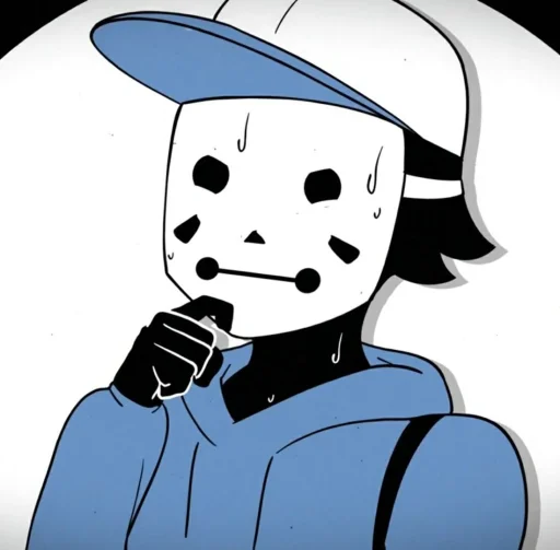 🤔 Стикер «MIME AND DASH» для Telegram