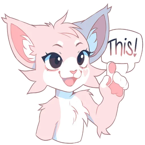 👆 Стикер «mimi» для Telegram