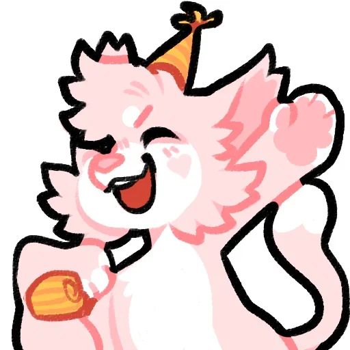 🥳 Стикер «mimi» для Telegram