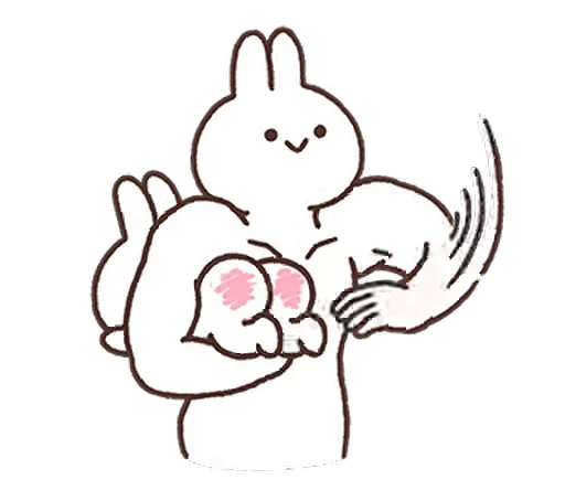 🍑 Стикер «Mimi & Neko» для Telegram