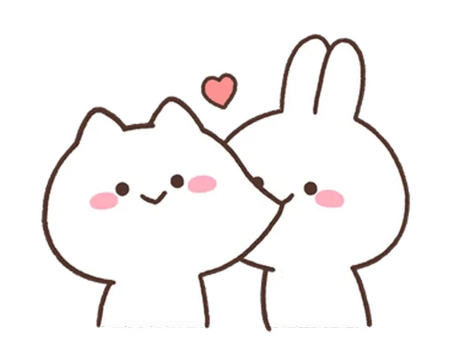 😘 Стикер «Mimi & Neko» для Telegram