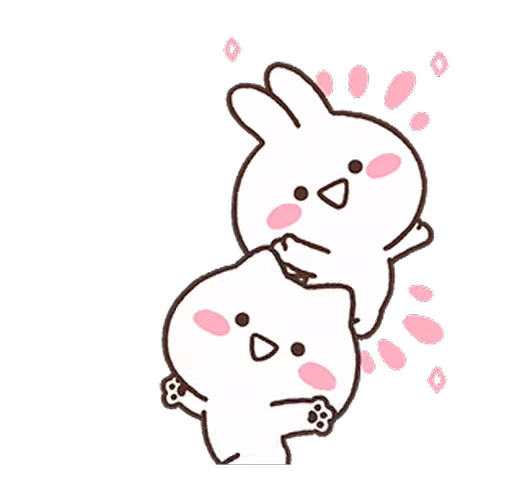 🥳 Стикер «Mimi & Neko» для Telegram
