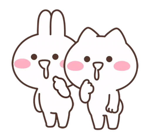🤤 Стикер «Mimi & Neko» для Telegram