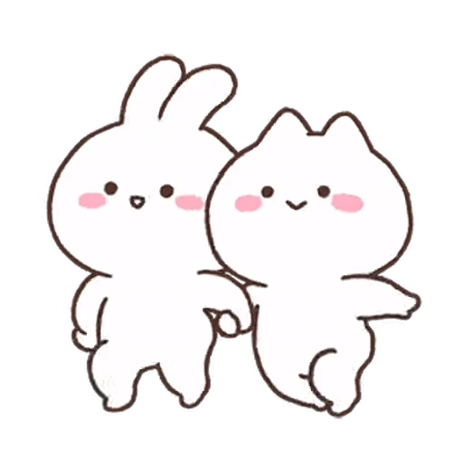 Стикерпак Mimi & Neko для Telegram