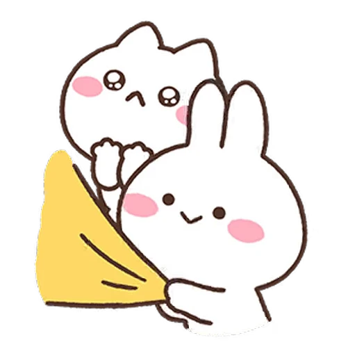 🥺 Стикер «Mimi & Neko» для Telegram