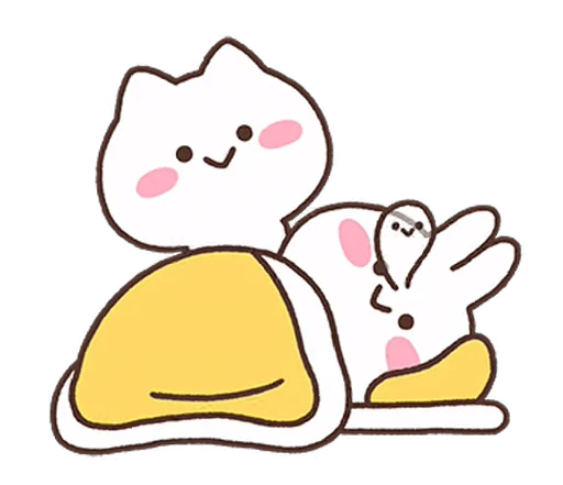 😴 Стикер «Mimi & Neko» для Telegram