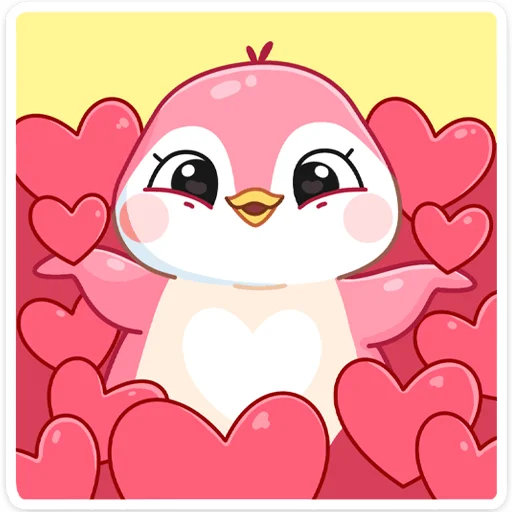 ❤️ Стикер «Мими» для Telegram