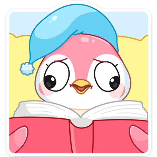 📖 Стикер «Мими» для Telegram