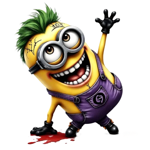 🤡 Стикер «Minions Halloween» для Telegram
