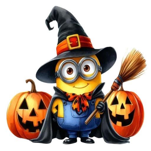🎃 Стикер «Minions Halloween» для Telegram