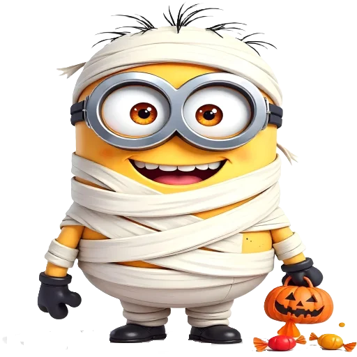 🎃 Стикер «Minions Halloween» для Telegram
