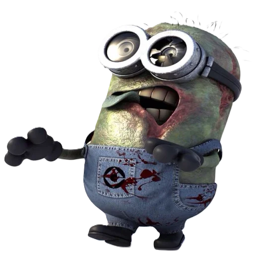 🧟‍♂️ Стикер «Minions Halloween» для Telegram