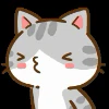 Эмодзи «Min Min Cat Emoji» для Telegram