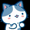 Эмодзи «Min Min Cat Emoji» для Telegram