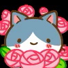 Эмодзи «Min Min Cat Emoji» для Telegram