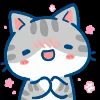 Эмодзи «Min Min Cat Emoji» для Telegram