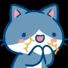 Эмодзи «Min Min Cat ()» для Telegram