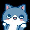 Эмодзи «Min Min Cat ()» для Telegram