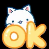 Эмодзи «Min Min Cat ()» для Telegram