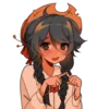 😳 Эмодзи «mina chan» для Telegram