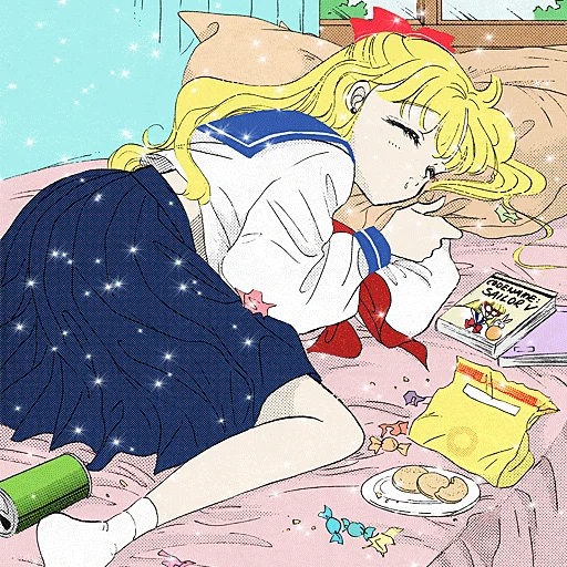 💛 Стикер «Минако Айно / Minako Aino» для Telegram