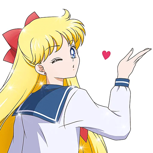💛 Стикер «Минако Айно / Minako Aino» для Telegram