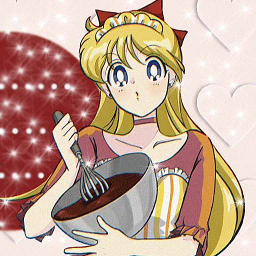 💛 Стикер «Минако Айно / Minako Aino» для Telegram