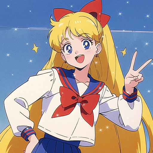 💛 Стикер «Минако Айно / Minako Aino» для Telegram