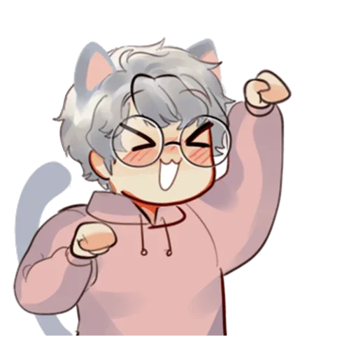 🐱 Стикер «Минами кун» для Telegram