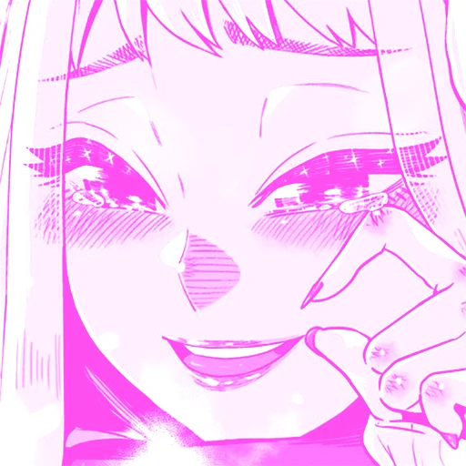 🥹 Стикер «Minami Fuyuki Dosanko Gyaru» для Telegram