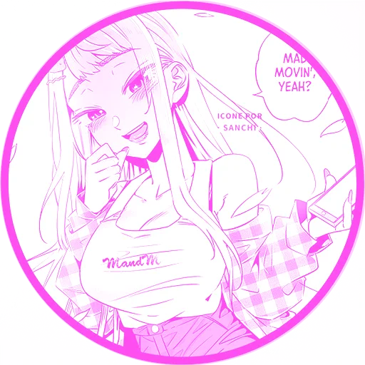 😄 Стикер «Minami Fuyuki Dosanko Gyaru» для Telegram