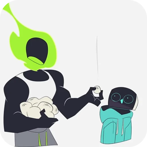 🔳 Стикер «minbitt» для Telegram