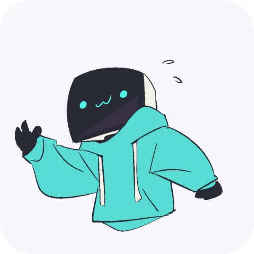 🔳 Стикер «minbitt» для Telegram