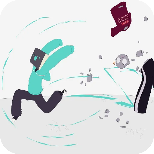 🔳 Стикер «minbitt» для Telegram