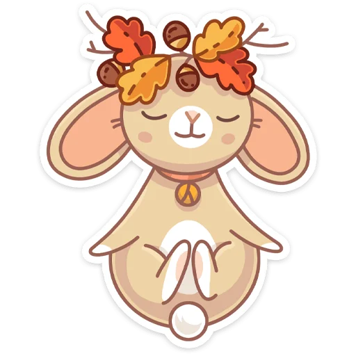 🧘‍♂ Стикер «Миндаль» для Telegram