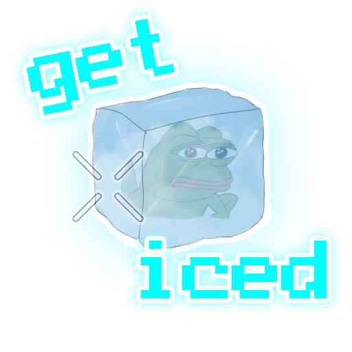 🧊 Стикер «Гениальные стикеры девочки гения» для Telegram