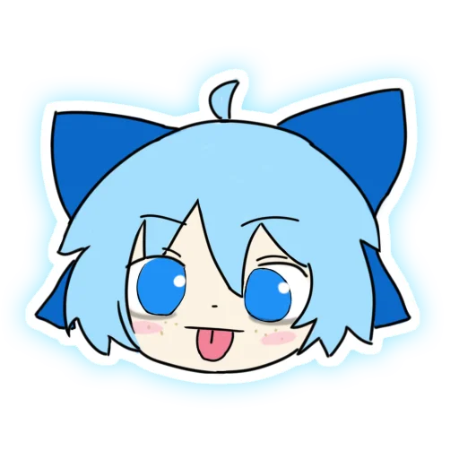😛 Стикер «Гениальные стикеры девочки гения» для Telegram